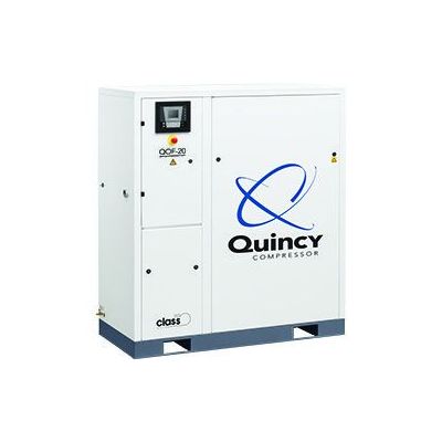 Quincy 20 HP Oilless Scroll Air Compressor with Integrated Air Dryer, 55.9 CFM, 116 PSI, 230-Volt 3-Phase | QOF-20-FMD