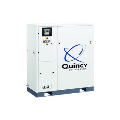 Quincy 30 HP Oilless Scroll Air Compressor 86.5 CFM, 116 PSI, 460-Volt, 3-Phase | QOF-30