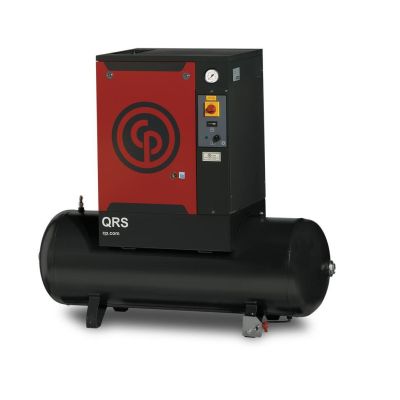 Chicago Pneumatic 7.5 HP Rotary Screw Air Compressor, 26.1 CFM @ 150 PSI, 60 Gallon Air Tank 208-230/460 Volt, 3-Phase | QRS 7.5 HP TM | 4152054783