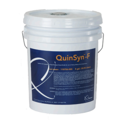5 Gallon Pail of Quinsyn F Quincy Food Grade Air Compressor Oil ~ Lubricant Fluid | 110756-005