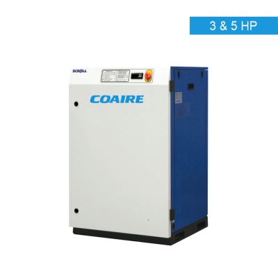 3 HP Oilless Scroll Air Compressor, 8.5 CFM, 115 PSI Air Cooled, 208-230/460-Volt, CSOF-S3PL