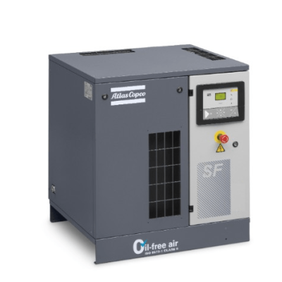 Atlas Copco 5 HP Oilless Scroll Air Compressor 145 PSI | SF 4+ -145 AP Mono 3-Phase | 8153611325