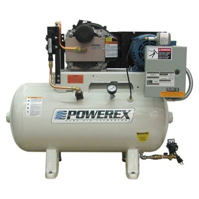 Powerex 7.5 HP Air Compressor Oilless Scroll 120 Gal Tank 23.1 CFM | 23.1 SCFM @ 100 PSI | 460 Volt, 3-Phase | STS0754-4-2