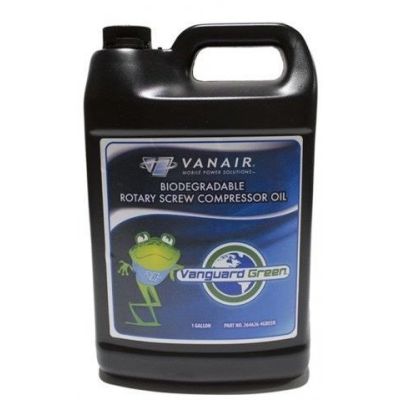 Vanair Biodegradable Premium Green Rotary Screw Compressor Oil Four 1-Gallons|264626-4Green 