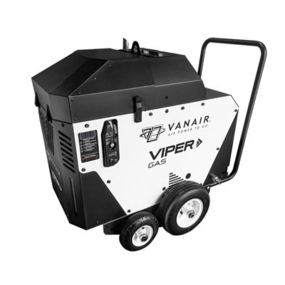 VANAIR Viper GV3H-B80W, 80 CFM @ 100 PSI, 25 HP Gas Driven Rotary Screw Air Compressor with Wheels
